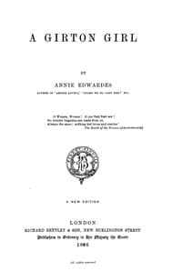 A Girton Girl book cover