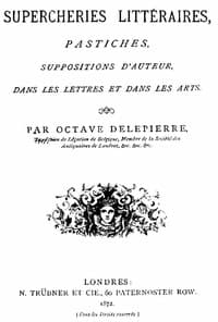 Supercheries littéraires book cover