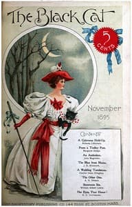 The Black Cat (Vol. I, No. 2, November 1895) book cover