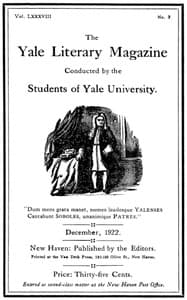 The Yale Literary Magazine (Vol. LXXXVIII, No. 3, December 1922)
