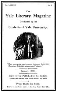 The Yale Literary Magazine (Vol. LXXXVIII, No. 4, January 1923)