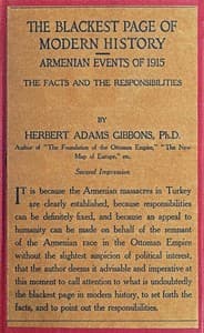 The blackest page in modern history: Events in Armenia in 1915
the facts and the responsibilities