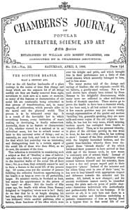 Chambers's Journal of Popular Literature, Science, and Art, fifth series, no. 118, vol. III, April 3, 1886 book cover