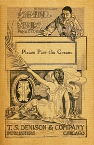 Please pass the cream: A comedy book cover