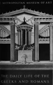 The daily life of the Greeks and Romans as illustrated in the classical collections book cover
