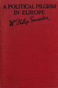 A political pilgrim in Europe book cover