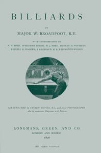 Billiards book cover