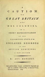 A caution to Great Britain and her colonies, in a short representation of the calamitous state of the enslaved Negroes in the British dominions