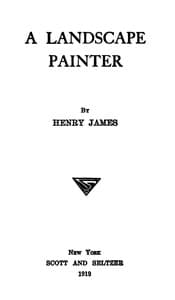 A landscape painter book cover