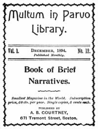 Book of brief narratives