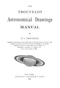 The Trouvelot astronomical drawings manual book cover