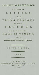 Young Grandison, volume 1 (of 2)
A series of letters from young persons to their friends
