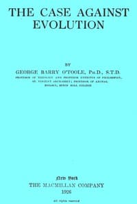 The case against evolution book cover