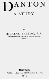 Danton: A study book cover