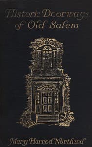 Historic doorways of Old Salem book cover