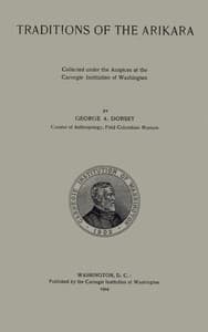 Traditions of the Arikara book cover