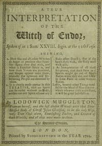 A True Interpretation of the Witch of Endor