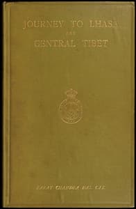 Journey to Lhasa and Central Tibet book cover