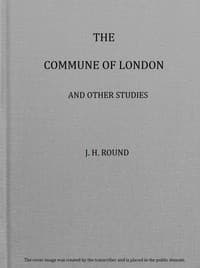 The Commune of London, and other studies book cover