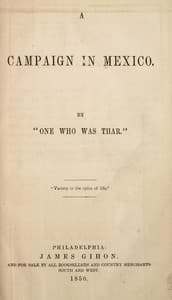 A campaign in Mexico book cover