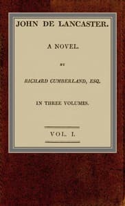 John de Lancaster: a novel; vol. I.