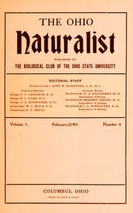 The Ohio naturalist, Vol. 1, No. 4, February 1901
