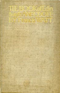 The book of Edinburgh anecdote book cover
