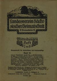 Landesverein Sächsischer Heimatschutz — Mitteilungen Band XI, Heft 7-9