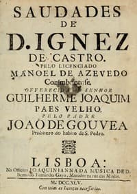 Saudades de D. Ignez de Castro book cover
