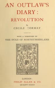 An outlaw's diary: revolution