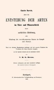 Über die Entstehung der Arten im Thier- und Pflanzen-Reich durch natürliche Züchtung book cover