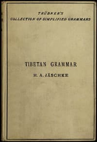 Tibetan Grammar