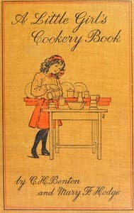 A little girl's cookery book book cover