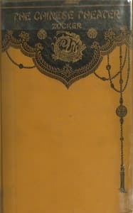 The Chinese theater book cover