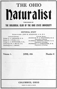 The Ohio naturalist, Vol. 1, No. 8, June 1901