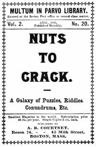 Nuts to crack: A galaxy of puzzles, riddles, conundrums, etc. book cover