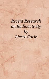 Recent research on radioactivity