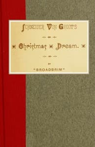 Schneider Von Groot's Christmas dream book cover
