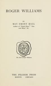 Roger Williams book cover