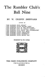The Rambler Club's ball nine book cover