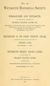 Wessagusset and Weymouth