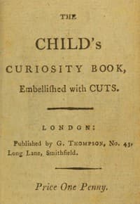 The child's curiosity book, embellished with cuts.