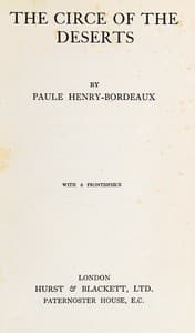 The Circe of the deserts book cover