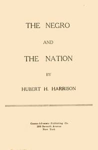 The Negro and the nation book cover