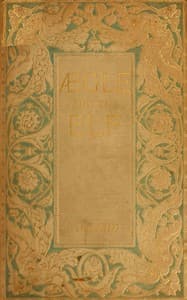 Ægle and the elf, a fantasy book cover