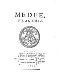 Médée: tragédie