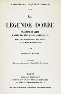La légende dorée
traduite du latin d'après les plus anciens manuscrits, avec une introduction, des notes, et un index alphabétique