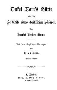 Onkel Tom's Hütte book cover