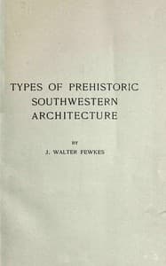 Types of prehistoric Southwestern architecture book cover