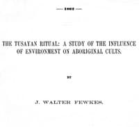 The Tusayan ritual book cover